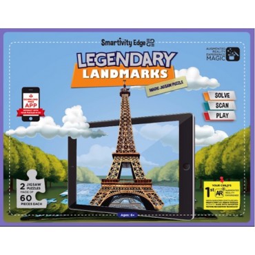 Smartivity EDGE Legendary Landmarks Magic Jigsaw Puzzle